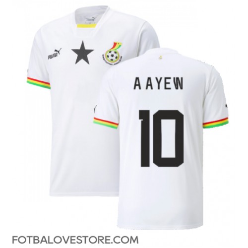 Ghana Andre Ayew #10 Domácí Dres MS 2022 Krátkým Rukávem